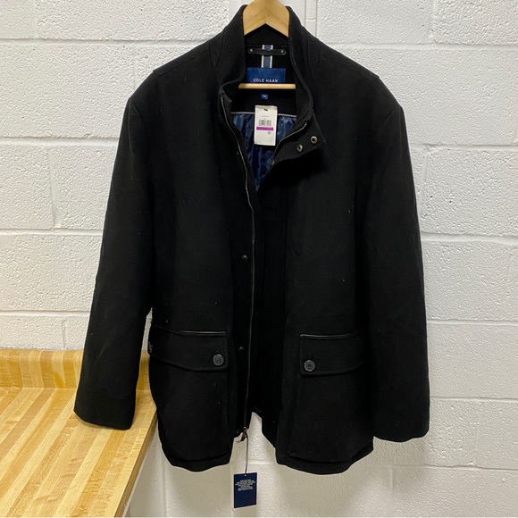 NWT Cole Haan XXL wool Coat - Picture 2 of 13